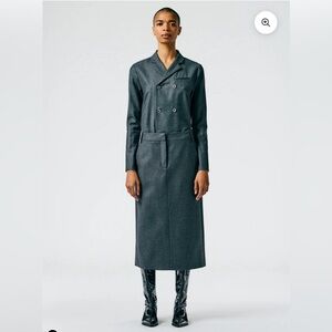 Tibi Superfine Wool Midi Trouser Skirt